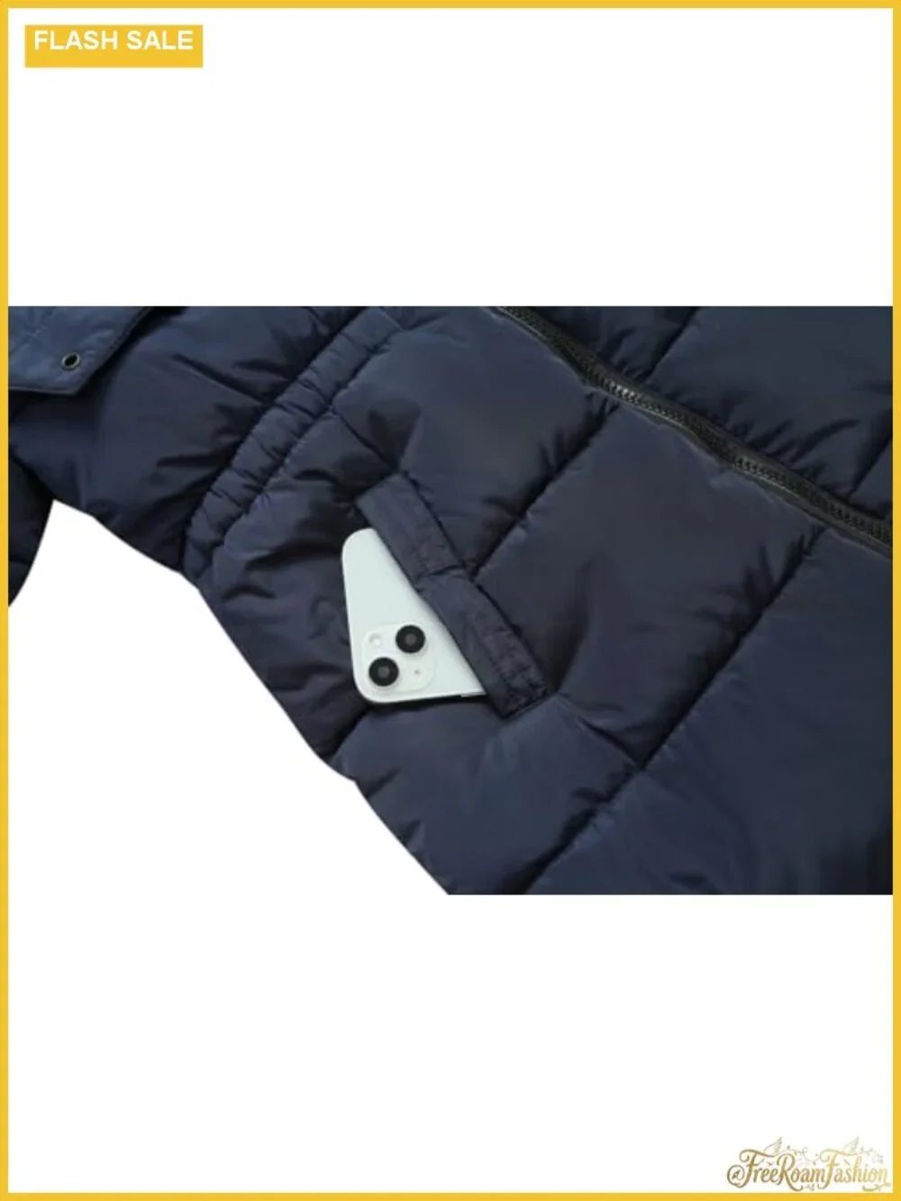 Girls Winter Parka Warm Hooded Puffer Jacket